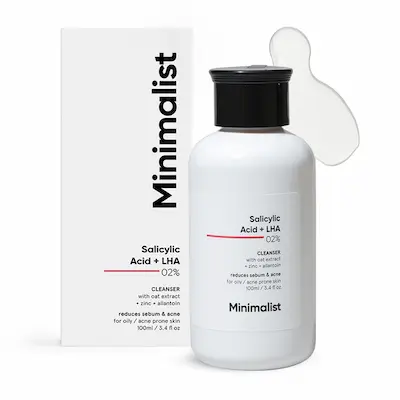 Minimalist Anti-Acne Salicylic Acid 2% Face Wash For Oily & Acne Prone Skin | With LHA for Pore Cleansing, Oil Control & Sebum Regulation