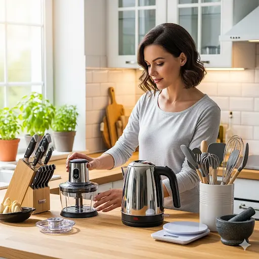 various kitchen tools