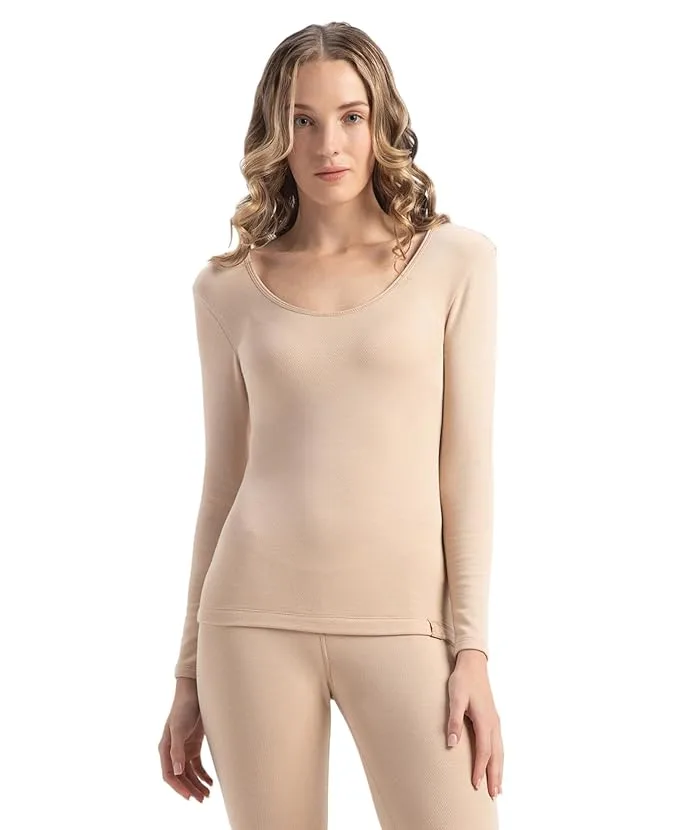 Jockey Women’s Microfiber StayWarm Thermal Top – Skin Colour (Full Sleeves) Jockey Women’s Microfiber StayWarm Thermal Top – Skin Colour (Full Sleeves)