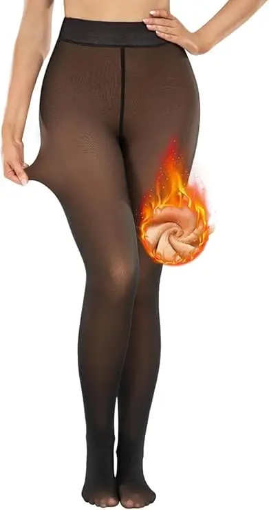 Fashiol Women’s Stretchable Thermal Stockings  Pantyhose (Translucent)