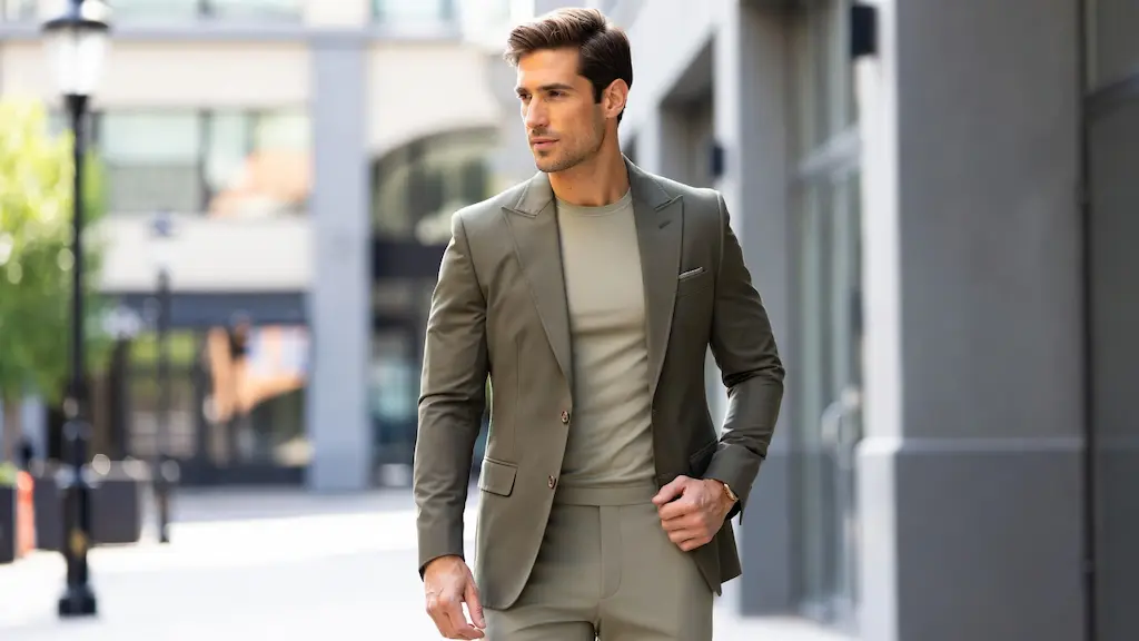 Men’s fashion outfit showcasing modern formal and casual style for clothing and grooming reviews