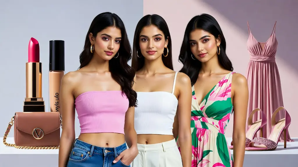 Fashion and beauty lifestyle image representing curated product review categories for smart shopping