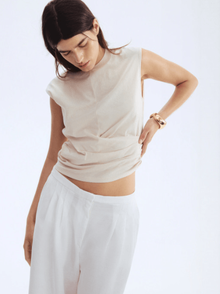 H&M Draped Crop Top