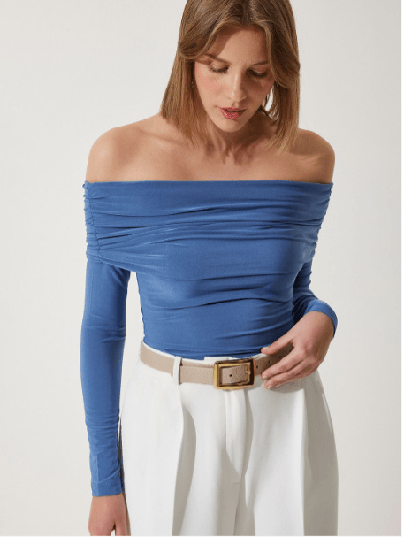 Happiness Istanbul Bardot Crop Top