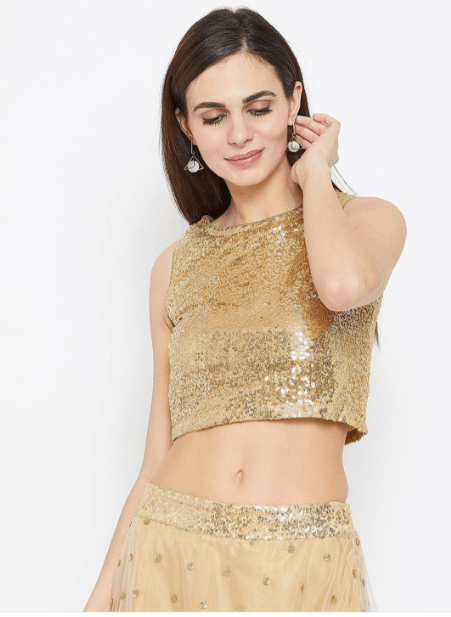 Studio Rasa – Embroidered Crop Top Studio Rasa – Embroidered Crop Top