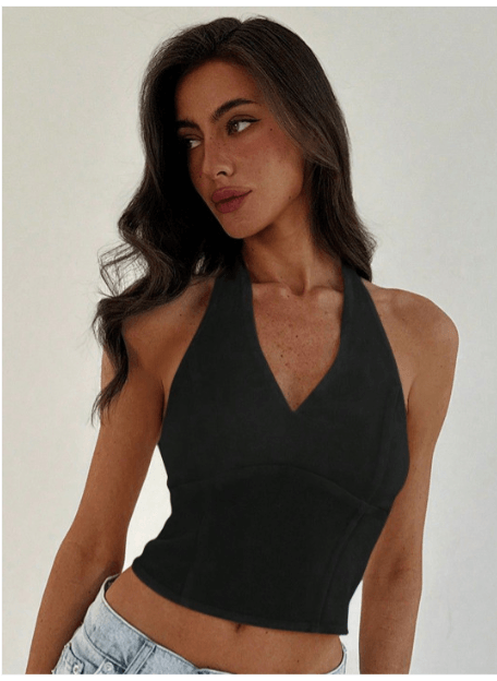 Zyng – Halter Neck Styled Back Top Zyng – Halter Neck Styled Back Top