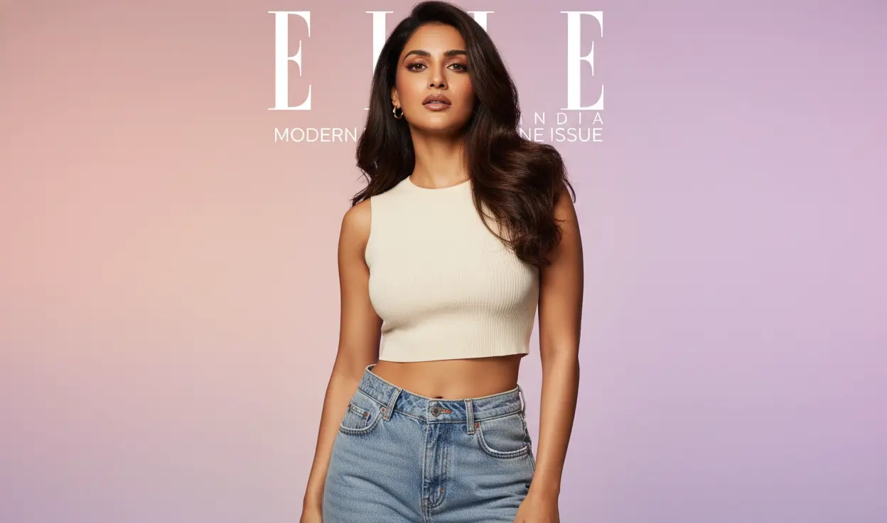 Premium stylish ribbed crop top for women with flattering fit and modern fashion look