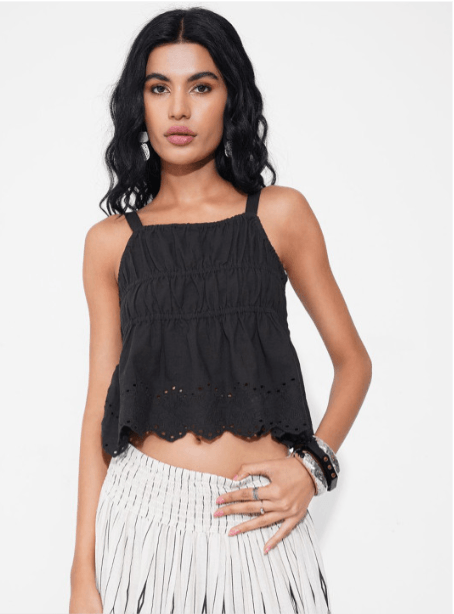 Akkriti by Pantaloons Cotton Crop Top