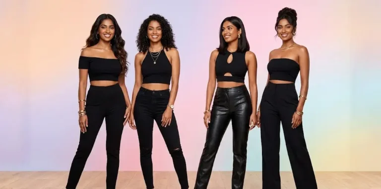 best black crop tops for women in India stylish trendy outfits