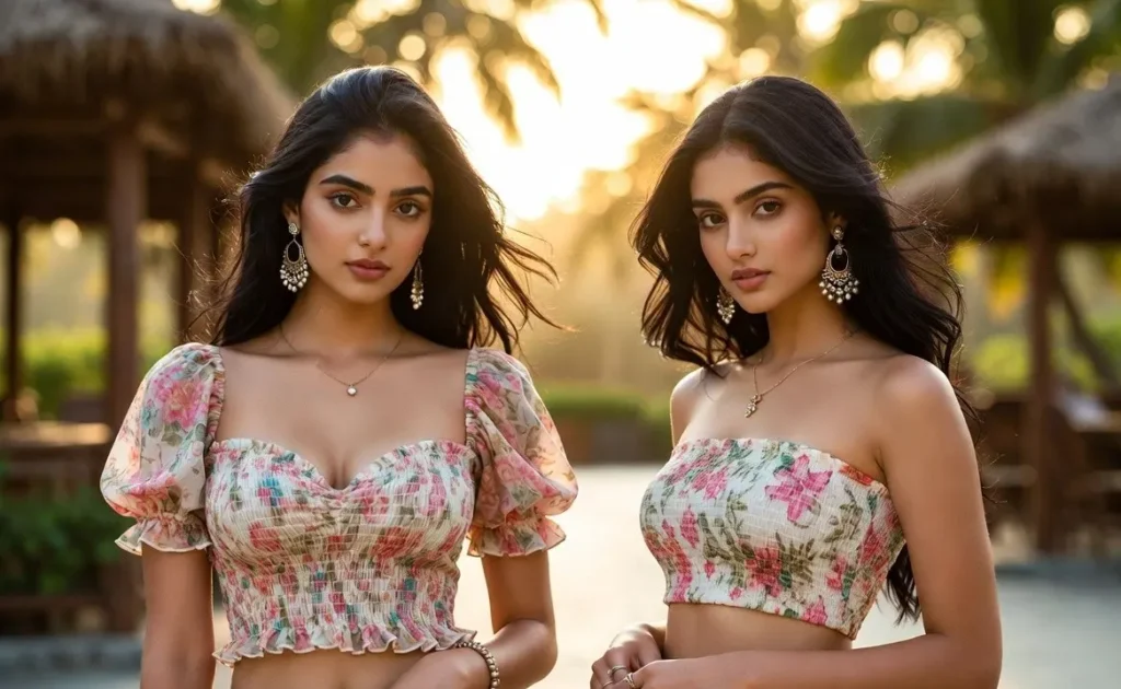 Best Smocked Crop Tops for Women in india