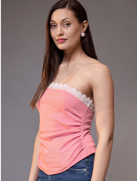 Kassually – Cotton Strapless Tube Top