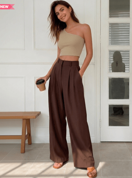 Mast & Harbour – One Shoulder Crop Top