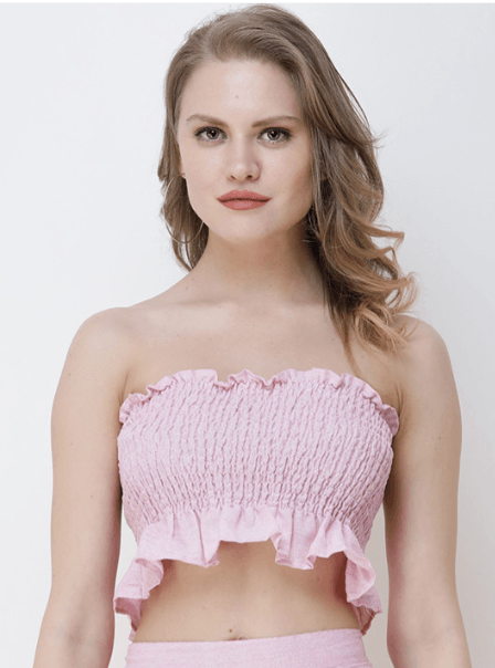 Scorpius – Pink Smocked Tube Top