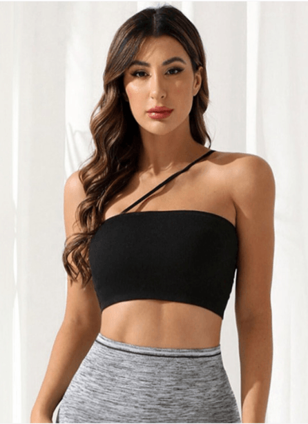 Selvia – One Shoulder Crop Top