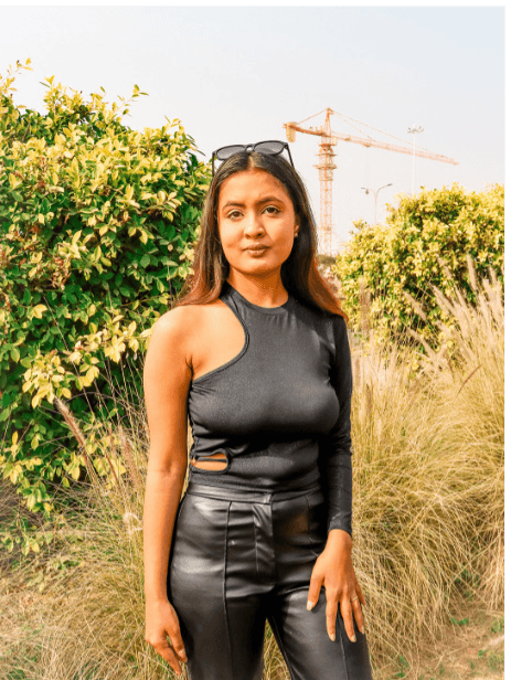 Tokyo Talkies – Black Solid One Shoulder Top