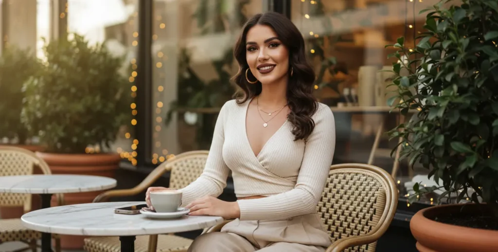 Wrap Crop Tops for Women