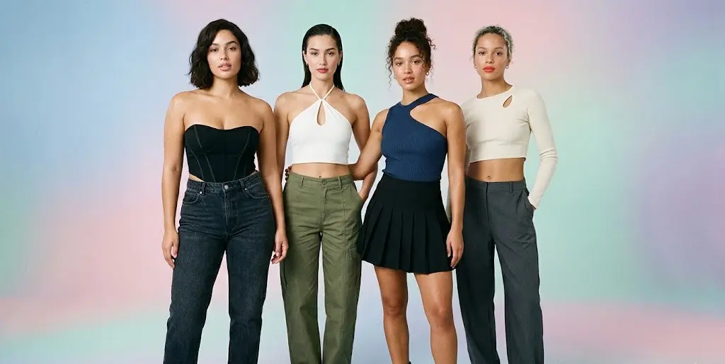 trendy bold crop tops for women club wear outfits India