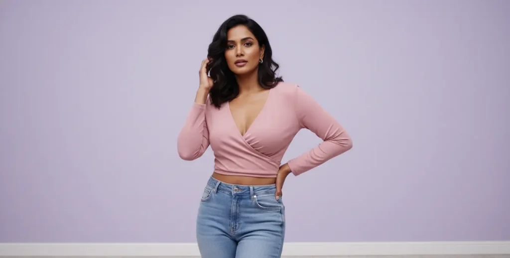 stylish Wrap Crop Tops for Women in India