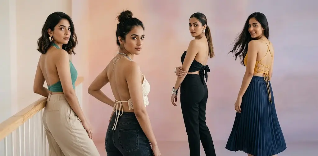 stylist Backless Crop Top