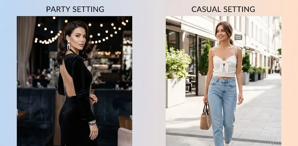 trendy backless crop tops for women with modern and bold fashion styles