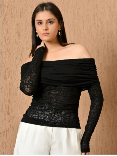 Kelin Women Off Shoulder Top — Understated Chic Pick