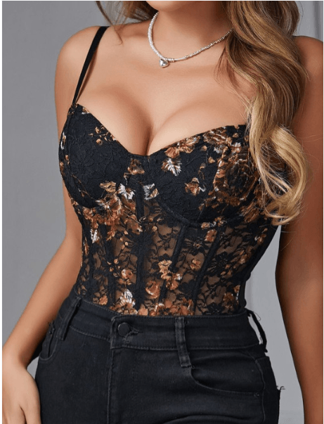 STYLECAST Women Lace Tube Top
