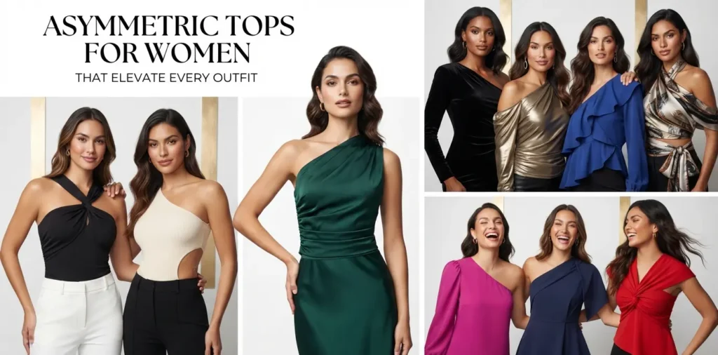 Best asymmetric tops for women in stylish western fashion for casual, office, and party wear
