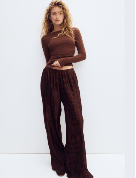 H&M Draped Boat Neck Top – Best Minimalist Pick
