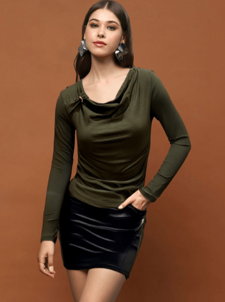 SERA Cowl Neck Top