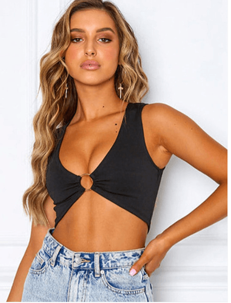 LULU & SKY — V-Neck Bralette Top LULU & SKY — V-Neck Bralette Top