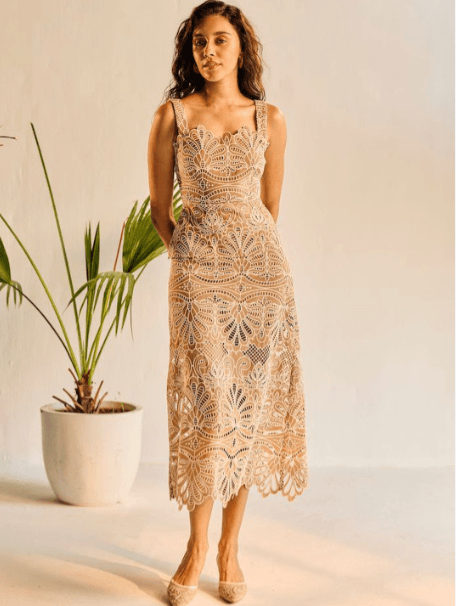 Lea Clothing Co. Embellished Embroidered Lace Top