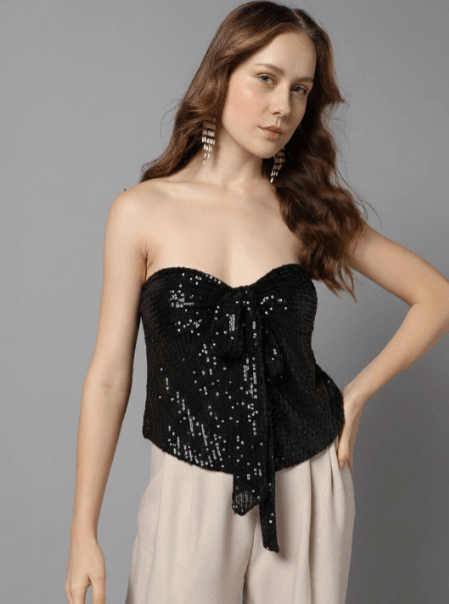 Purple Haze Embellished Tube Top