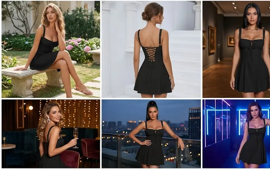 Corset Mini Dress That Sculpts Your Waist in Seconds