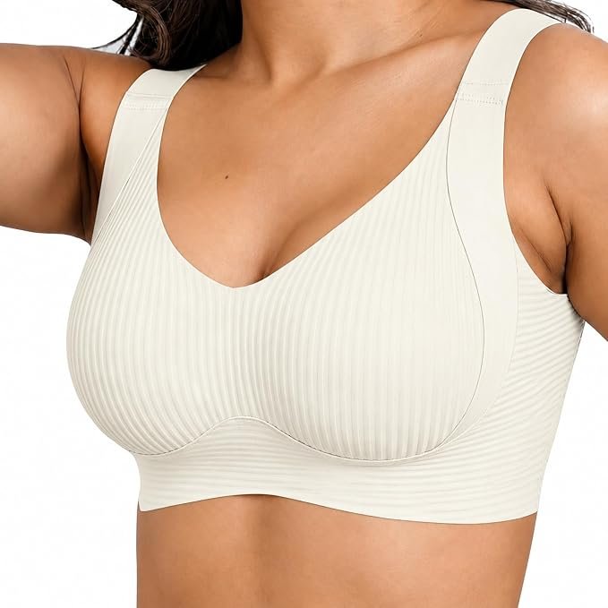 HARINIRDOSH white longline wireless bra for women