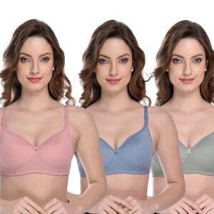 MiEstilo Bra Combo Pack of 3 – Cotton Bras for Women