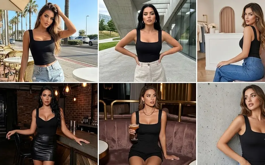 Non-Sheer Black Tank Top You Wear Every Single Week