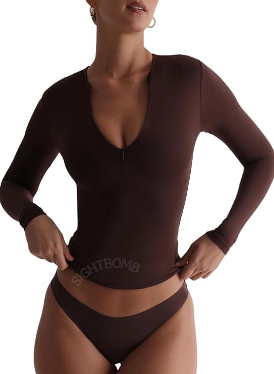 SIGHTBOMB women's regular sleeve top burgundy