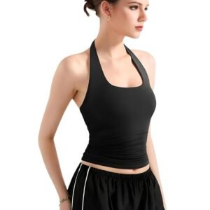 SIGHTBOMB square neck tank top black