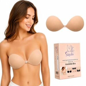 SIQULIX stick-on bra for backless dresses in nude