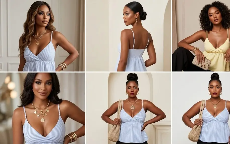 flattering summer top that suits most body types